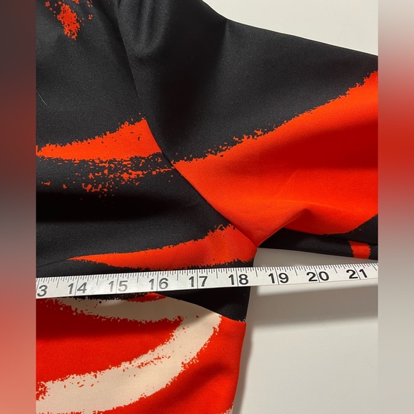 Taylor NWOT Abstract, Print 3/4 Sleeve Dress US 12 - Picture 6 of 7